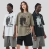 Wholesale custom printed 100%cotton unisex T shirt - Image 2
