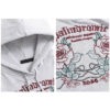 Women long sleeve embroidery cropped hoodie - Image 9