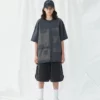 Women’s contrast patch loose T shirt - Image 7