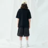 Women’s contrast patch loose T shirt - Image 4