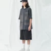 Women’s contrast patch loose T shirt - Image 5