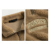 Women’s half zip elastic hem cashmere sweatshirt - Image 10