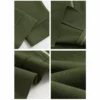 Women’s two-way zipper stand collar cropped jacket - Image 9