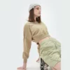 Womens cotton cropped sweatshirt wholesale - Image 11