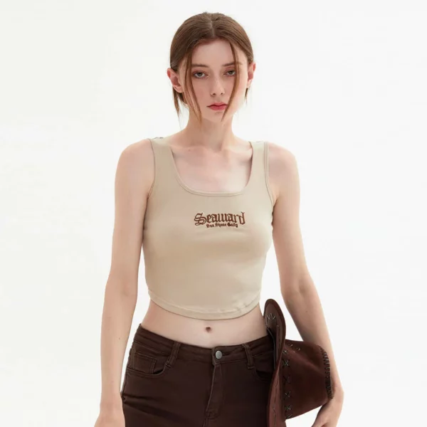 Custom lettered embroidered women’s Vest