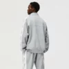 Customized zipper up tracksuit set with side tapes - Image 6