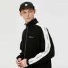 Customized zipper up tracksuit set with side tapes - Image 10