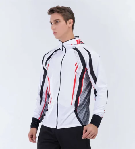 Customized sublimation printing fishing jacket wholesale