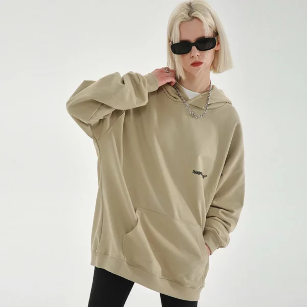 Custom DTG printing womens boyfriend hoodie wholesale China