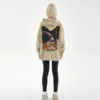 Custom DTG printing womens boyfriend hoodie wholesale China - Image 5