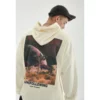 Mens boxy fit hoodie with customized DTG printing - Image 5