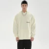 Mens boxy fit hoodie with customized DTG printing - Image 2