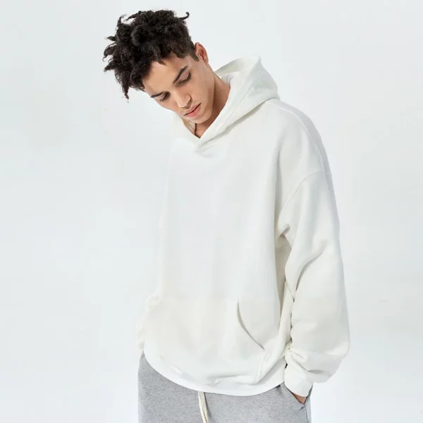 Mens drop shoulder oversized hoodie