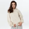 Womens oversized drop shoulder french terry hoodie - Image 2