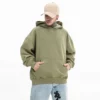 Custom drop shoulder mens hoodie - Image 2