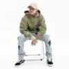Custom drop shoulder mens hoodie - Image 3