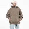 Acid wash oversized men hoodie - Image 13