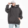 Acid wash oversized men hoodie - Image 3