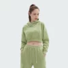 Woman cropped hoodie wholesale China - Image 2