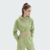 Woman cropped hoodie wholesale China - Image 3
