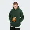 Plain blank thick fleece pullover hoodie - Image 5