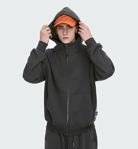 Custom zip up hoodie for man