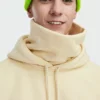 Custom man loose fit hoodie with high collar - Image 5