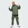 Woman loose fit heavyweight hoodie with high neck - Image 9