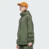 Woman loose fit heavyweight hoodie with high neck - Image 10