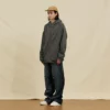 Zip-up heavyweight raglan sleeve hoodie jacket - Image 3