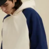 Contrast thick cotton fleece hoodie - Image 8