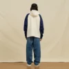 Contrast thick cotton fleece hoodie - Image 6