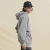 Quarter zip jumper with fleece lining hoodie - Image 6