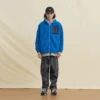 Vintage loose fit thick polar fleece zip-up jumper - Image 10