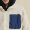 Vintage loose fit thick polar fleece zip-up jumper - Image 4