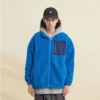 Vintage loose fit thick polar fleece zip-up jumper - Image 13