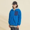 Vintage loose fit thick polar fleece zip-up jumper - Image 12