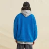 Vintage loose fit thick polar fleece zip-up jumper - Image 11