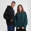 Unisex oversized thick fleece cotton hoodie - Image 8