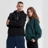 Unisex oversized thick fleece cotton hoodie - Image 7