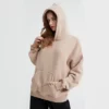 Unisex oversized thick fleece cotton hoodie - Image 9
