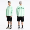 Custom embroidery and silk screen printing crew neck jumper - Image 2