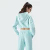Customized fleece womens cropped hoodie manufacture in China - Image 4