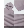 Customized fleece womens cropped hoodie manufacture in China - Image 8