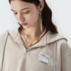 Womens cropped sweatshirt hoodie manufacture - Image 3