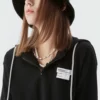 Womens cropped sweatshirt hoodie manufacture - Image 7