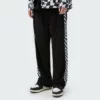 Checkerboard side streetwear jogger pants for mens - Image 8