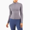 Customized zipper-up workout jacket wholesale China - Image 2