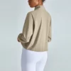 woman customized cropped wind jacket wholesale China manufacturer - Image 5
