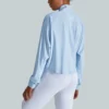 woman customized cropped wind jacket wholesale China manufacturer - Image 11
